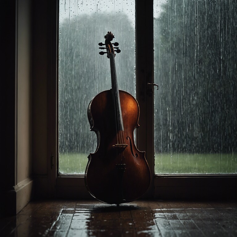 Fading echoes, silent whispers is an auditory journey into the depths of the soul, where each gentle pull of the bow across the cello strings invites one to reflect and absorb the surrounding silence. The track resonates the feeling of watching rain from a window, isolated yet connected to every fleeting moment of passing time.