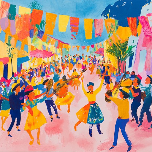 Bringing the essence of a vibrant carnival street to life, this track boasts infectious rhythms and jubilant brass fanfares. The dynamic interplay between the instruments creates an irresistible energy, capturing the spirit of community and celebration indescribably.