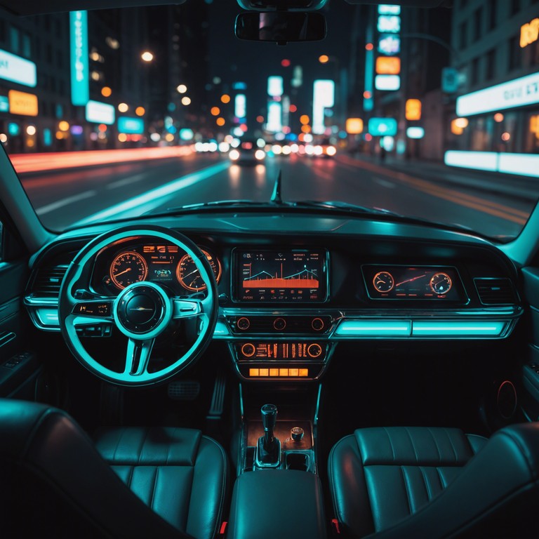 Take a sonic journey where each beat is a neon pulse and each melody line a streak of light across a digital landscape. This song embodies the essence of a late night drive through a city illuminated by dreams and electronic ambitions.