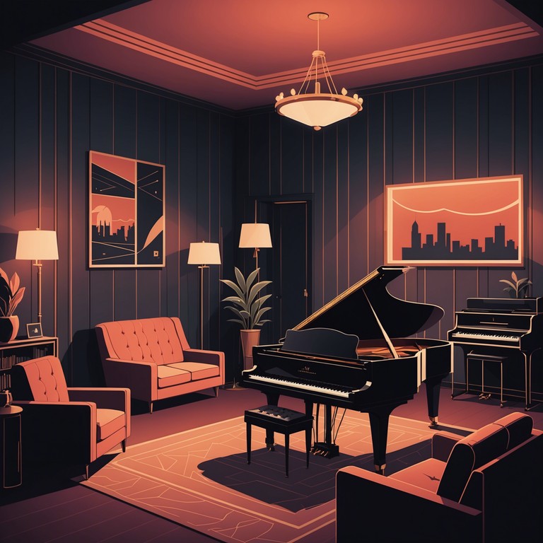 Imagine strolling through a bustling city as the sun sets, the sky painted in deep oranges and purples; the electric piano sets a smooth rhythm that syncs perfectly with your confident steps towards a night of leisure and relaxation.