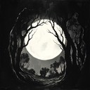 darkly haunting instrumental evoking ancient lurking shadows