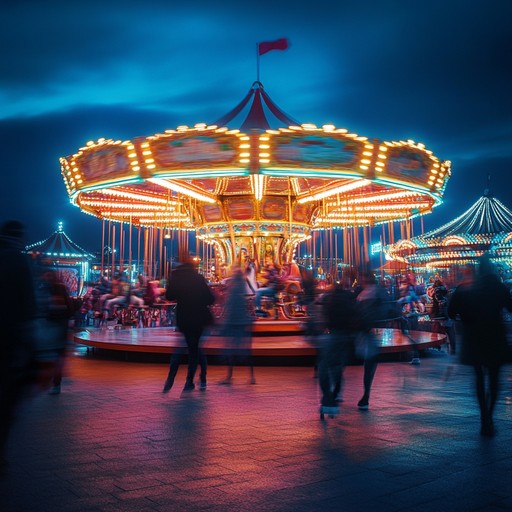 A captivating waltz that envelops the listener in the enchanting atmosphere of a nighttime fairground, with swirling melodies that reflect the magic and excitement of rides and festivities under the stars.