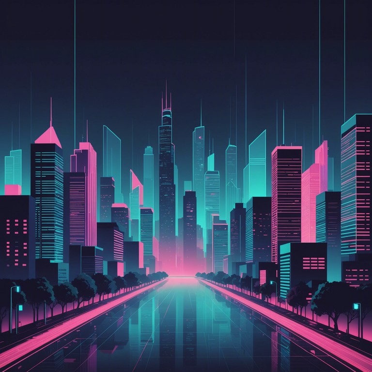 The track creates an immersive atmosphere of a dark cyberpunk city brimming with neon lights and shadowy figures. With its deep bass and electronica influences, the music evokes feelings of intrigue and suspense, perfect for a late night chase through a digital metropolis.