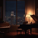 a soothing instrumental melody evoking late night intimate lounge ambiance