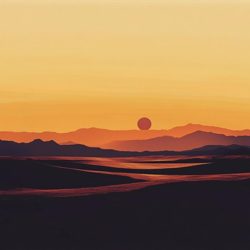 A soothing yet intense mix of acoustic guitar and atmospheric sounds, evoking the tranquility of a desert at twilight. The song starts with the soft strumming of an acoustic guitar, gradually incorporating ambient textures and rhythmic beats that create a sense of intensity without overwhelming the listener. The perfect balance for easy listening sessions that demand a touch of the extraordinary.