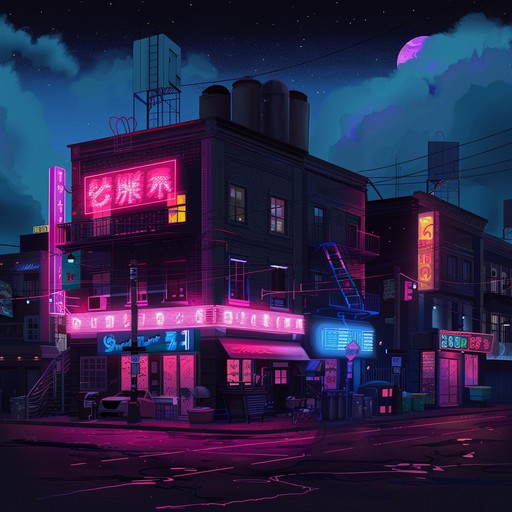 Imagine cruising through a neon-lit metropolis in a sleek sports car, the city's towering skyscrapers and holographic billboards reflected on the rain-slicked streets. The pulsing rhythm of the synthesizers and the ethereal melodies transport you to a world where technology and nostalgia intertwine, creating an atmosphere that is both familiar and alien.