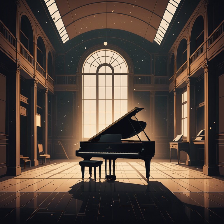 This composition captures the haunting echoes of a grand piano played within the desolate enormity of a forgotten hall, evoking feelings of history, decay, and a brooding sense of the mystical past. The song builds from soft, solitary notes to a compelling, dense climax, reflecting the narrative of awakening ancient spirits