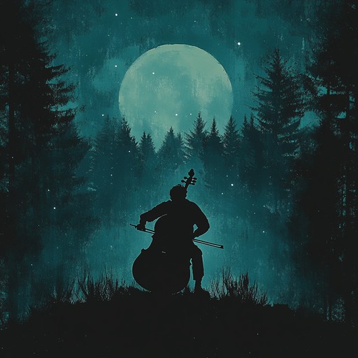 An instrumental piece that blends deep, resonant cello melodies with ethereal tones to create a mesmerizing atmosphere. The music explores the depths of longing and passion, set against a backdrop of shadowy forests and moonlit paths. Traditional folk elements intertwine with dark, sensual undertones, inviting the listener into a world of mystery and allure.