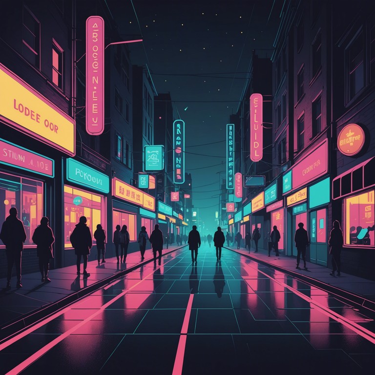 This track captures the essence of strutting through neon lit city streets, the music resounding with powerful bass lines, rhythmic guitar riffs that ooze sophistication and a touch of nighttime mischief. Perfect for setting a confident, undeniably funky mood, the piece should be able to transport listeners straight into the heart of a vibrant urban soundscape, where the air is electric and every beat of the music speaks of cool determination.