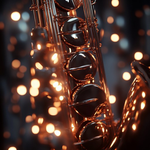 This piece blends soulful saxophone lines with elegant piano chords, creating a smooth jazz instrumental that evokes the warmth of a tranquil evening. Gentle rhythms and rich harmonies envelop the listener, offering a sophisticated and relaxing experience reminiscent of a quiet night in a stylish jazz lounge.