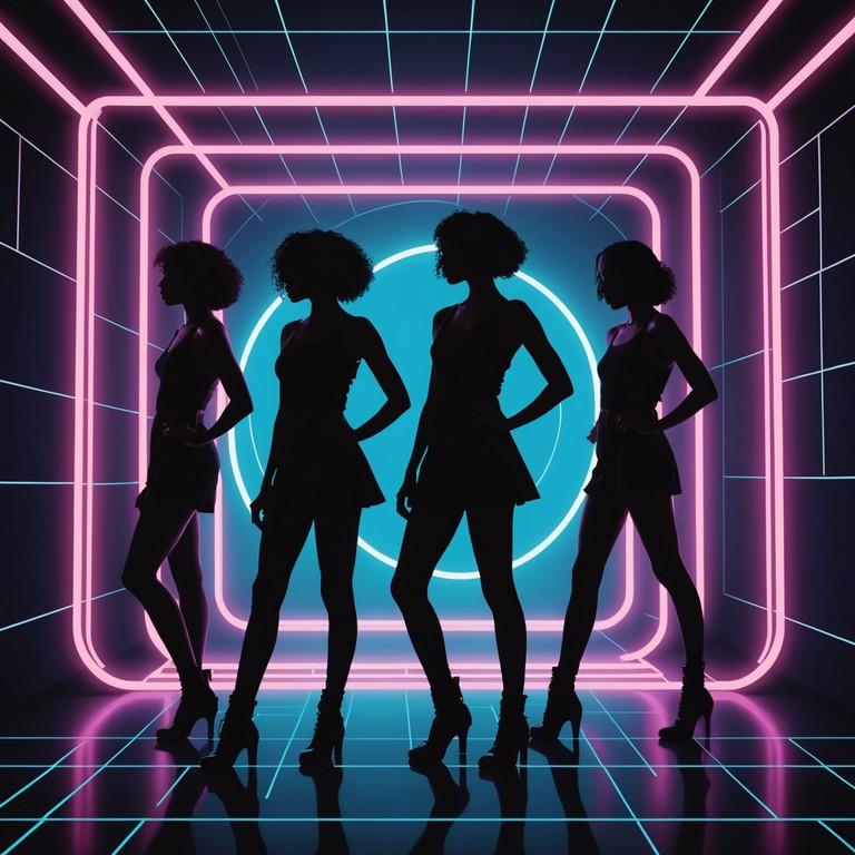 This tune captures the essence of a wild night out during the glitzy 80s era, reminiscent of bustling dance floors under neon lights.