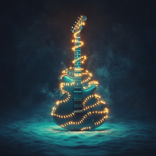 An energetic instrumental track that fuses traditional holiday melodies with powerful heavy metal guitar riffs and pounding drums, creating a festive yet intense musical experience