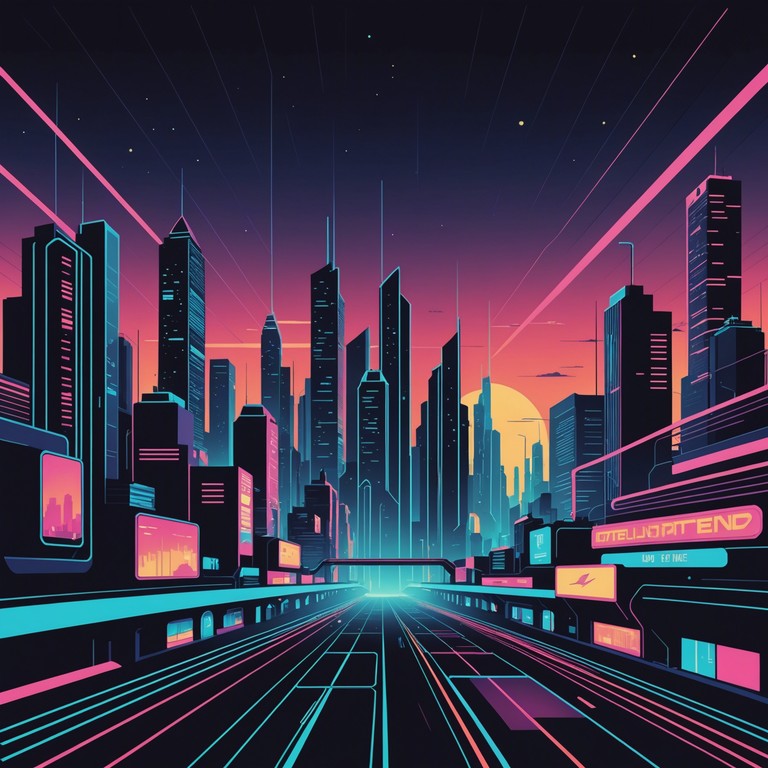 This track immerses listeners in a dystopian future, characterized by dark, pulsating rhythms and unsettling melodies that paint a vivid picture of cyberpunk cityscapes under neon lights. The music evokes a sense of danger and intrigue, making one feel as if navigating through a perilous metropolis.