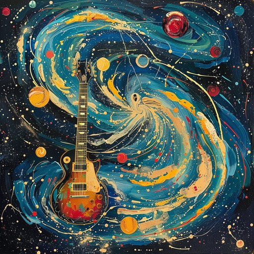 Experience an abstract journey through galactic soundscapes with spacey guitar effects and layers of distortion. This instrumental piece pushes the boundaries of rock music, combining intricate rhythms, unconventional structures, and a deep, transcendent feel.