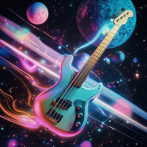 Dive into an interstellar journey with groovy basslines, funky guitar riffs, and spacey synths. This instrumental track combines the irresistible rhythms of funk with an atmosphere reminiscent of sci fi soundscapes, transporting listeners to distant galaxies and beyond.