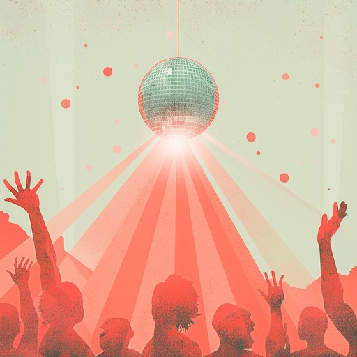 A dynamic dance track featuring groovy bass, funky guitar, and lively brass, merging retro disco vibes with contemporary pop energy, perfect for high spirited dance floors.