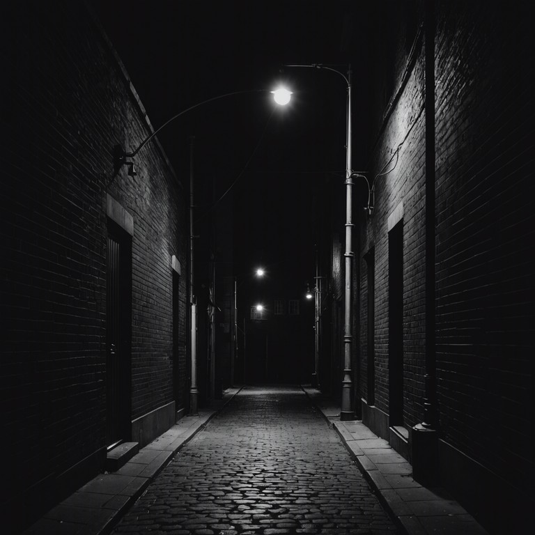 This track evokes the sensation of walking through a dimly lit urban landscape, with looming shadows casting an eerie glow. The soulful melodies blend with a touch of suspense, creating a soundtrack suitable for a night full of enigmas and cautious adventures.