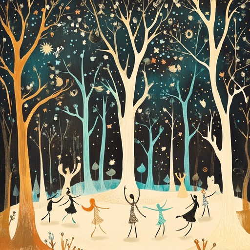 This composition guides the audience through a fantastical forest scene, where woodland creatures participate in a whimsical waltz. The interplay of instruments creates vivid imagery of fluttering leaves and dancing critters, evoking a serene and magical atmosphere. Dynamic variations from delicate, whispering tones to lively, spirited episodes reflect the captivating unpredictability of nature.