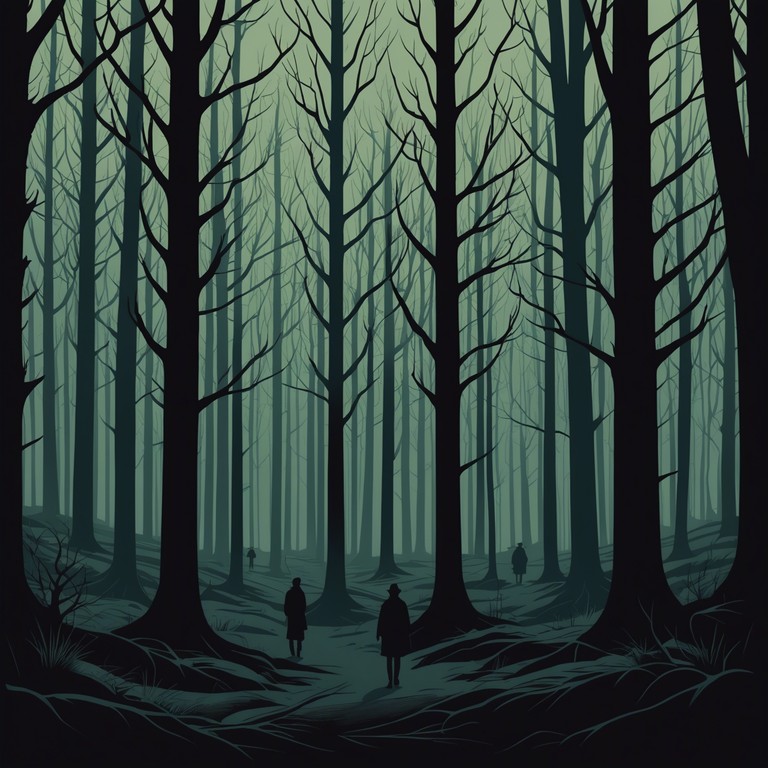 An instrumental soft rock track featuring an unrelenting, haunting electric guitar riff intertwined with subtle, eerie whispers, creating a palpable tension. The tune swells to convey a story of isolation and the fear of the unknown. Perfect for evoking a chilling atmosphere while retaining a smooth, soft rock foundation.