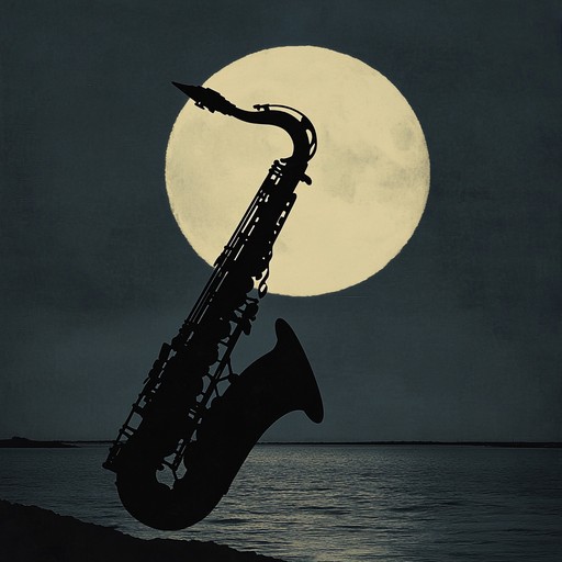 Creating a seductive atmosphere, slow saxophone melodies intertwine with rhythm, evoking secret moonlit caresses and hidden desires, perfect for intimate moments.