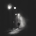 ambient chill tones weaving through dark, haunting soundscapes at night.