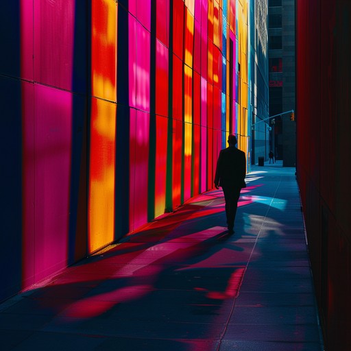This track captures the essence of walking through a neon-lit city with shadows dancing on the streets. The music combines deep bass, sharp snares, and a feeling of mystery and exhilaration that reflects the vibrant yet enigmatic urban nightlife.