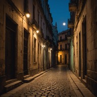 intrigue fills the moonlit streets of cuba.