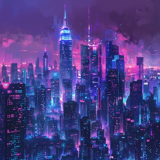 Immerse in an uplifting cyberpunk adventure set in a vibrant, neon soaked metropolis. Pulsating beats and futuristic synths evoke hope and perseverance amidst a digital revolution. Inspiring melodies lead listeners through a hauntingly beautiful urban landscape filled with both wonder and chaos.