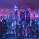 euphoric journey through neon lit cyber streets