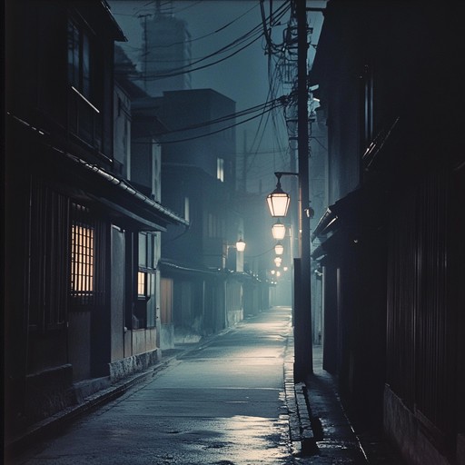 An instrumental that fuses cool jazz with subtle ambient electronica, inspired by the tranquil energy of 1950s night time tokyo streets, capturing the gentle hum of the city after dark.