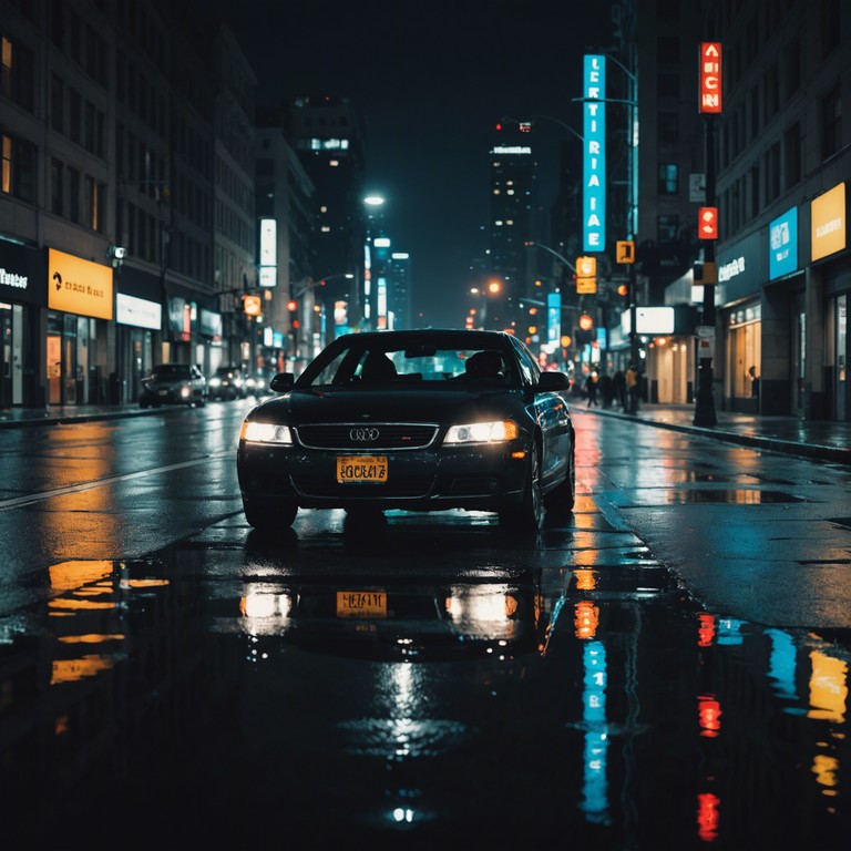 Imagine a tune perfect for the backdrop of a serene night drive through bustling streets, where each note from the electric piano tells a story of the urban landscape, reflecting the calm and contemplative moments that the city offers after dark.