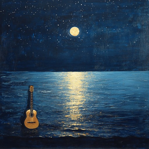 This instrumental track blends gentle acoustic guitar with traditional instruments from various cultures, creating a serene and elegantly woven tapestry of sound. The melody drifts like a gentle breeze across a moonlit sea, capturing the essence of peaceful nights under starlit skies and the soothing whispers of distant lands.