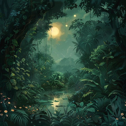 Experience a unique nursery rhyme infused with soft, ambient jungle sounds and captivating melodies. Designed to calm and soothe, this lullaby takes young listeners on a dreamy, serene journey to a peaceful jungle full of wonder.