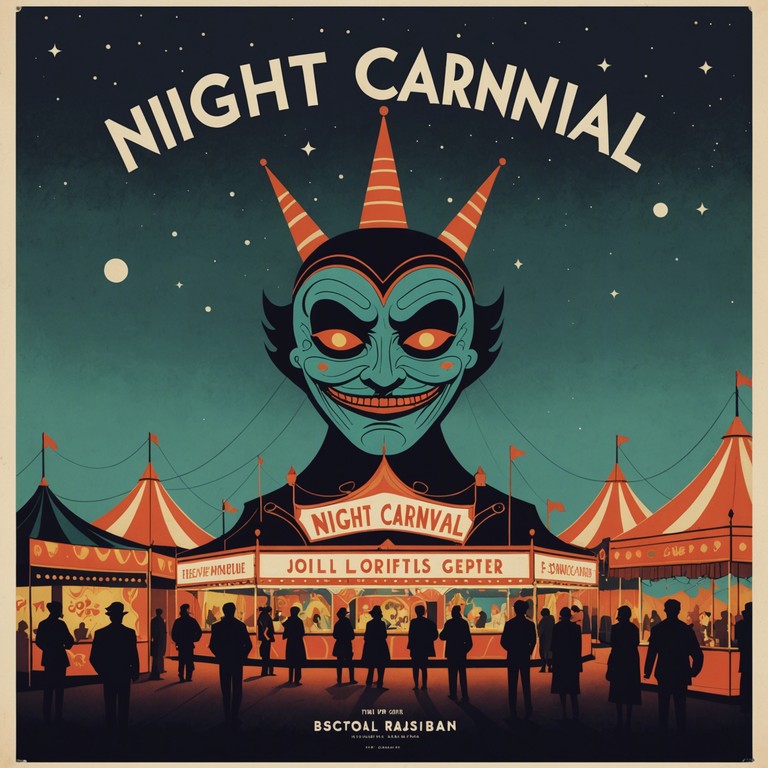 Imagine the thrill of a chase through an abandoned carnival, where every turn and corner of the carousel hints at both fun and fear. This alternative description envisions a musical piece that matches the highs and lows of a haunted yet exciting ride, underscored with the sound of an electronic calliope.