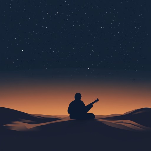 This instrumental piece takes the listener on a dreamy journey through middle eastern landscapes, featuring the enchanting sounds of the oud blended with ambient textures, creating an ethereal and mesmerizing atmosphere that evokes the mysterious allure of the desert.