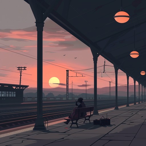 A hauntingly beautiful instrumental bluegrass piece featuring a lonesome banjo melody, capturing the feeling of solitude at an empty train station. The melody weaves through poignant and melancholic passages, painting a picture of lost love and endless waiting.