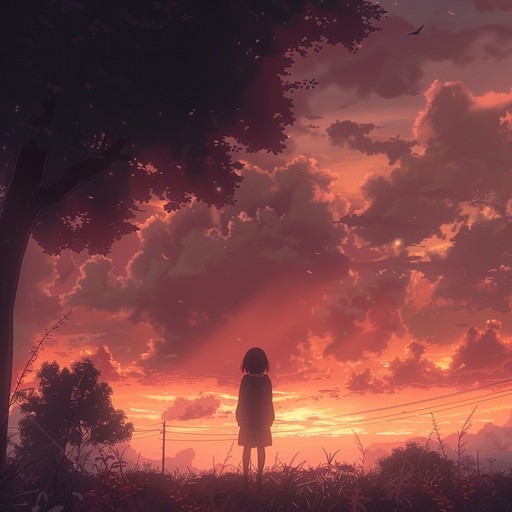 A softly glowing violin signature guides this piece through gentle, anime inspired landscapes, invoking tender, sensual emotions and quiet moments of connection. Ideal for enhancing the emotional depth of anime storytelling.