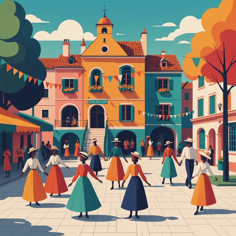 This track is a vibrant and joyful polka piece, featuring a lively accordion playing an infectious melody that invokes images of festive summer gatherings and spirited dance halls. The music is designed to bring smiles and light heartedness, perfectly capturing the essence of traditional eastern european folk music while infusing it with a cheery, modern twist.