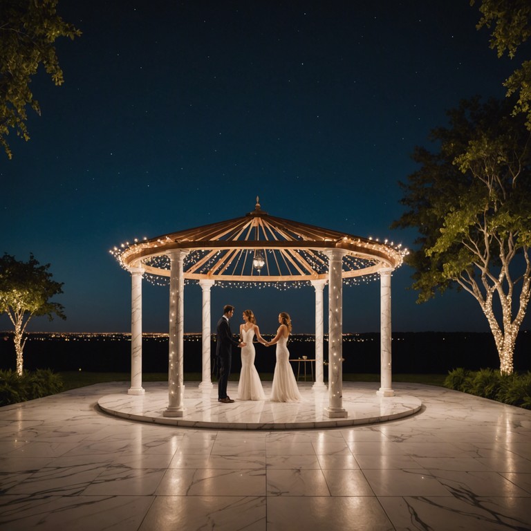 Imagine a breathtaking scene of old world charm, where the piano's melody fills the air, enhancing the romance and sophistication of an aristocratic dance. The music wraps around the hall like velvet, deep and rich, enhancing every careful step and turn of the dancers.