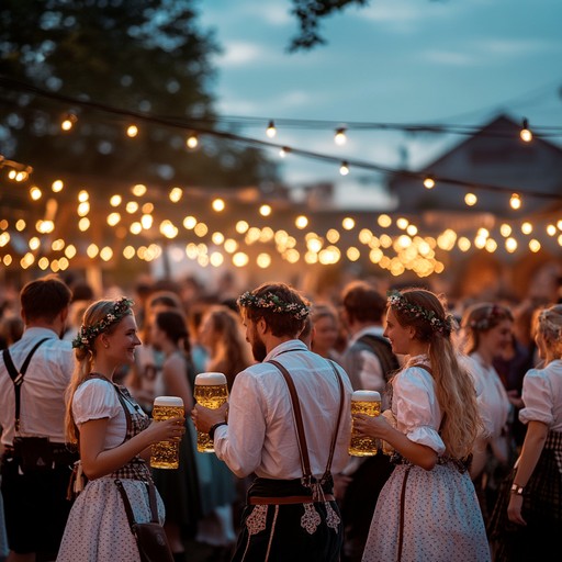 This composition captures the essence of oktoberfest, transforming vibrant festival scenes into a melodic story of celebration, beer, and camaraderie. The piece blends traditional folk instruments with a modern dynamic, creating a compelling marriage of old and new. Ideal for setting the festive mood or enjoying a calm october evening.