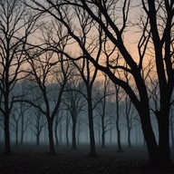 melodies float through a mystical woodland