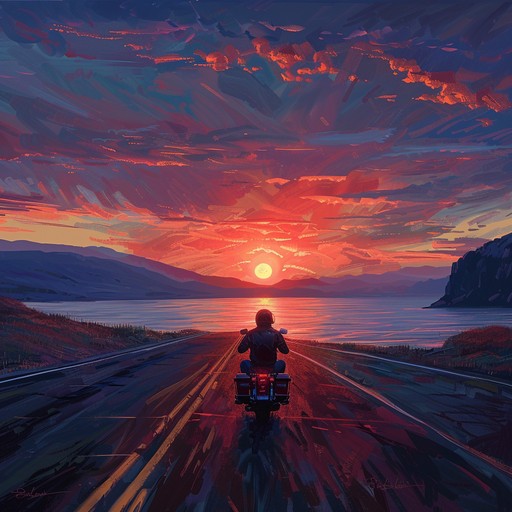 This energetic and uplifting classic rock instrumental takes you on a musical road trip, evoking the feeling of cruising down the highway at sunset with the windows down and the wind in your hair. Featuring dynamic guitar riffs, steady drum beats, and soaring keyboard melodies, this song captures the spirit of freedom and adventure.