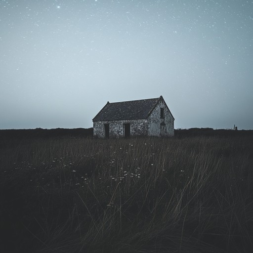 A solitary instrumental featuring haunting guitar strains that drift through empty fields under a silent sky, invoking deep reflection and solitude.