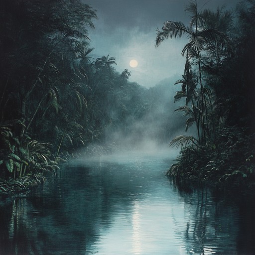 An instrumental journey through the enigmatic depths of a hidden lagoon, blending exotic rhythms and haunting melodies to evoke a sense of wonder and intrigue.