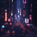 smooth yet thrilling urban night time journey soundtrack