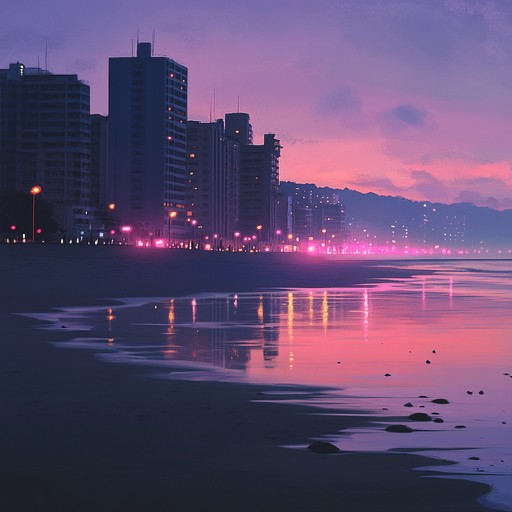 **immerse yourself in the serene glow of neon waves as soothing synth melodies intertwine with gentle electronic rhythms, crafting a perfect backdrop for relaxation and peaceful reflection.**