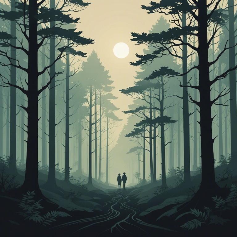 This composition merges haunting whispers with tender melodic expressions, evoking a mysterious but deeply affectionate atmosphere. Rich strings form the core musical backdrop, seamlessly shifting between echoes of distant chants and passionate orchestral surges. Ideal for reflective nocturnal moments or scenes of unresolved romantic tension.