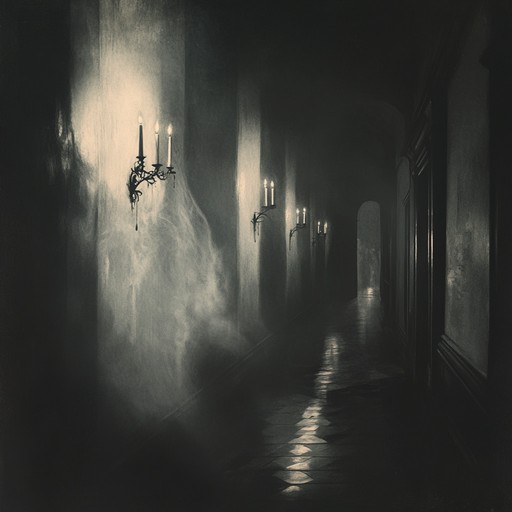 An instrumental piece that blends dark ambient sounds with unusual instruments, evoking a sense of unease and mystery. Echoing melodies weave through dissonant harmonies, creating an atmosphere of haunting beauty in a shadowy realm.