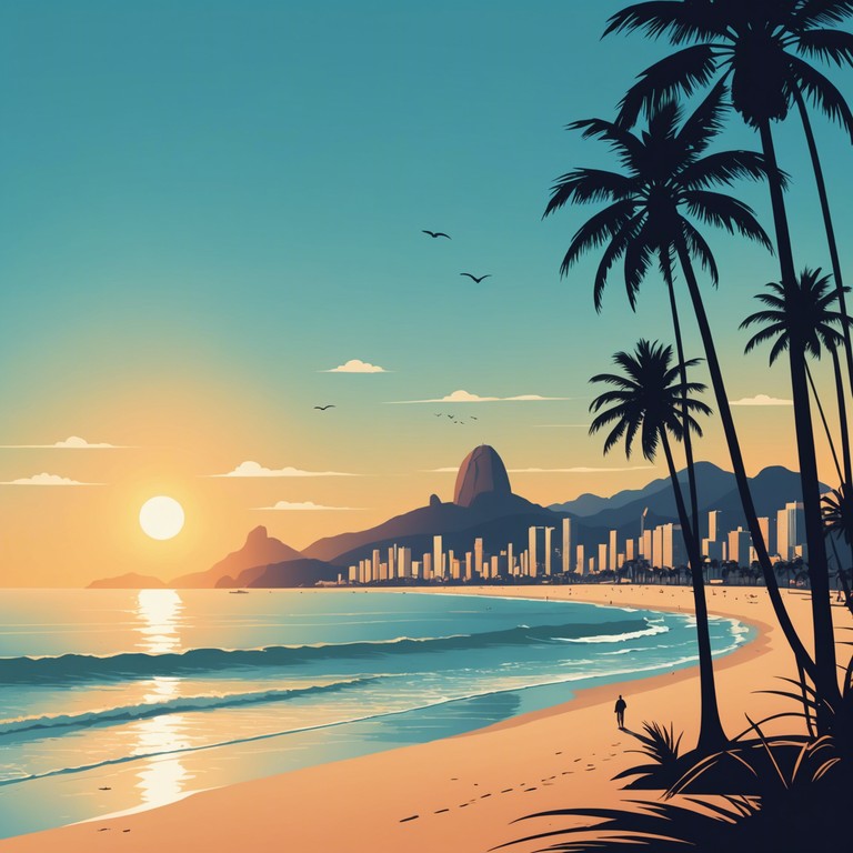 This song transports listeners to the golden era of bossa nova, encapsulating the laid back, sun soaked atmosphere of copacabana in the 1960s. Gentle rhythms and a melodious harmony conjure images of rio de janeiro’s beaches, creating a nostalgic but lively scene.