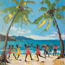 an upbeat latin jazz instrumental with irresistible dance rhythms